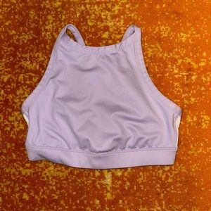 Orchid Color High Neck Sports Bra